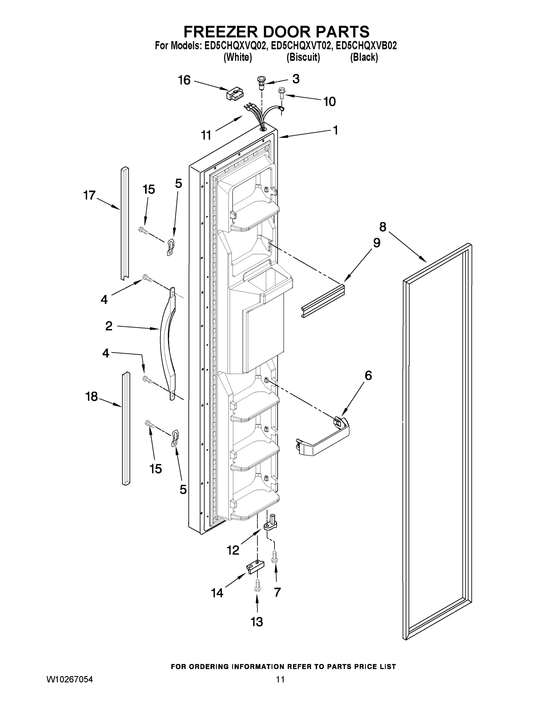 07 - FREEZER DOOR PARTS