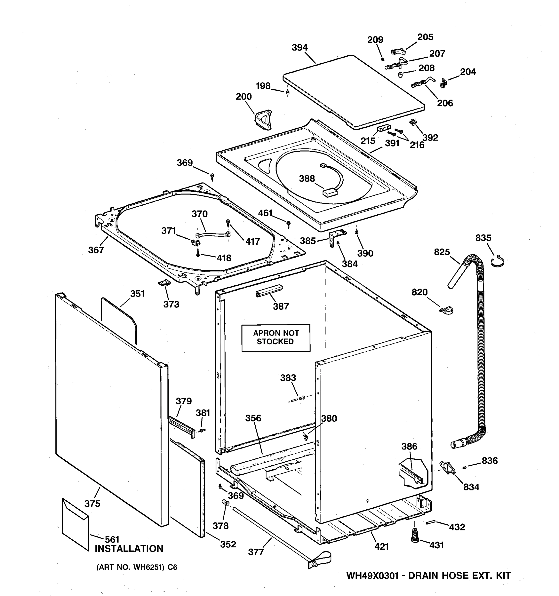 CABINET, COVER & FRONT PANEL