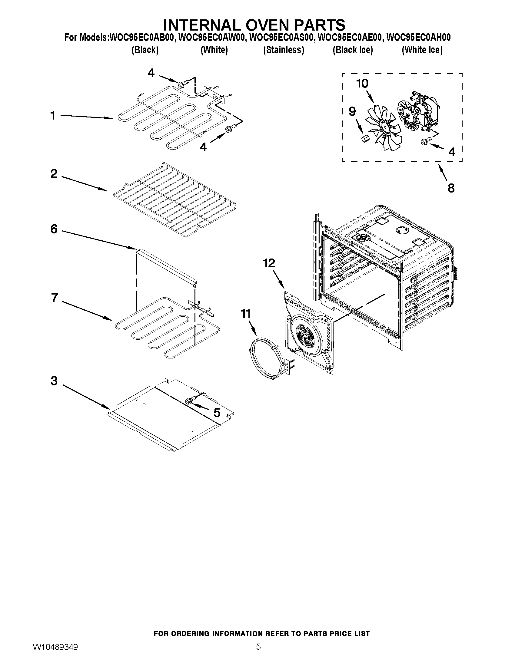 04 - INTERNAL OVEN PARTS