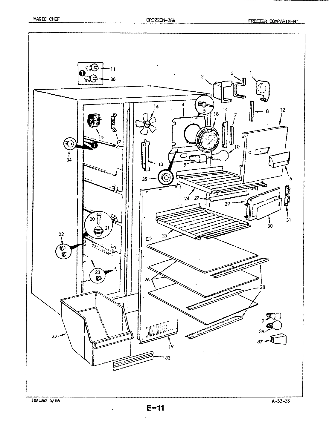 01 - FREEZER COMPARTMENT