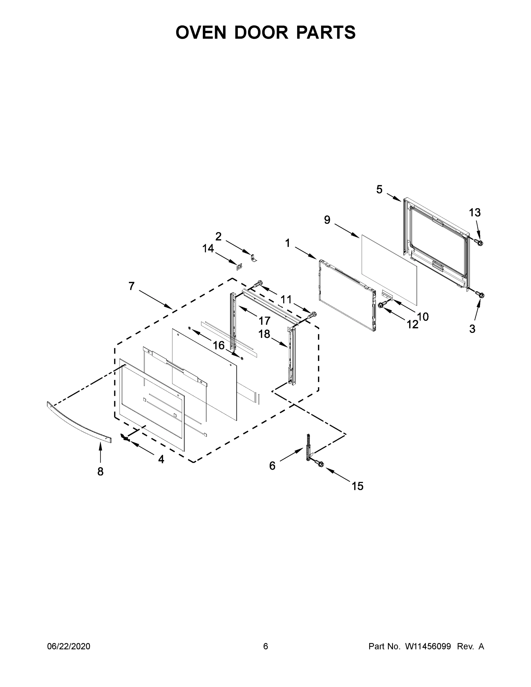 04 - OVEN DOOR PARTS