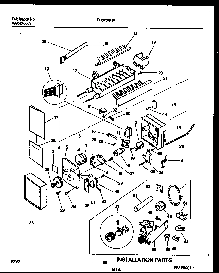 15 - ICE MAKER AND INSTALLATION PARTS