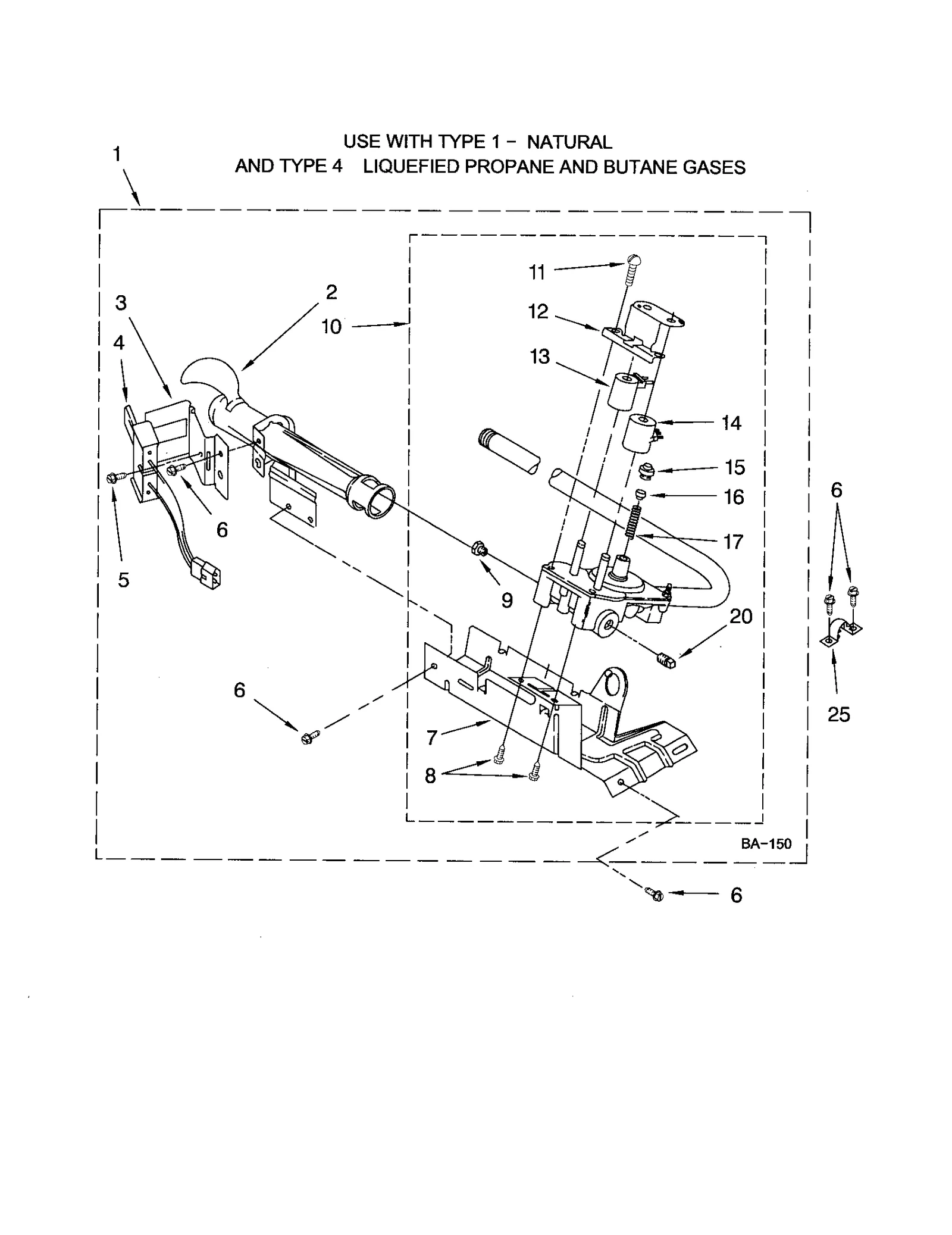 8318272 BURNER ASSEMBLY