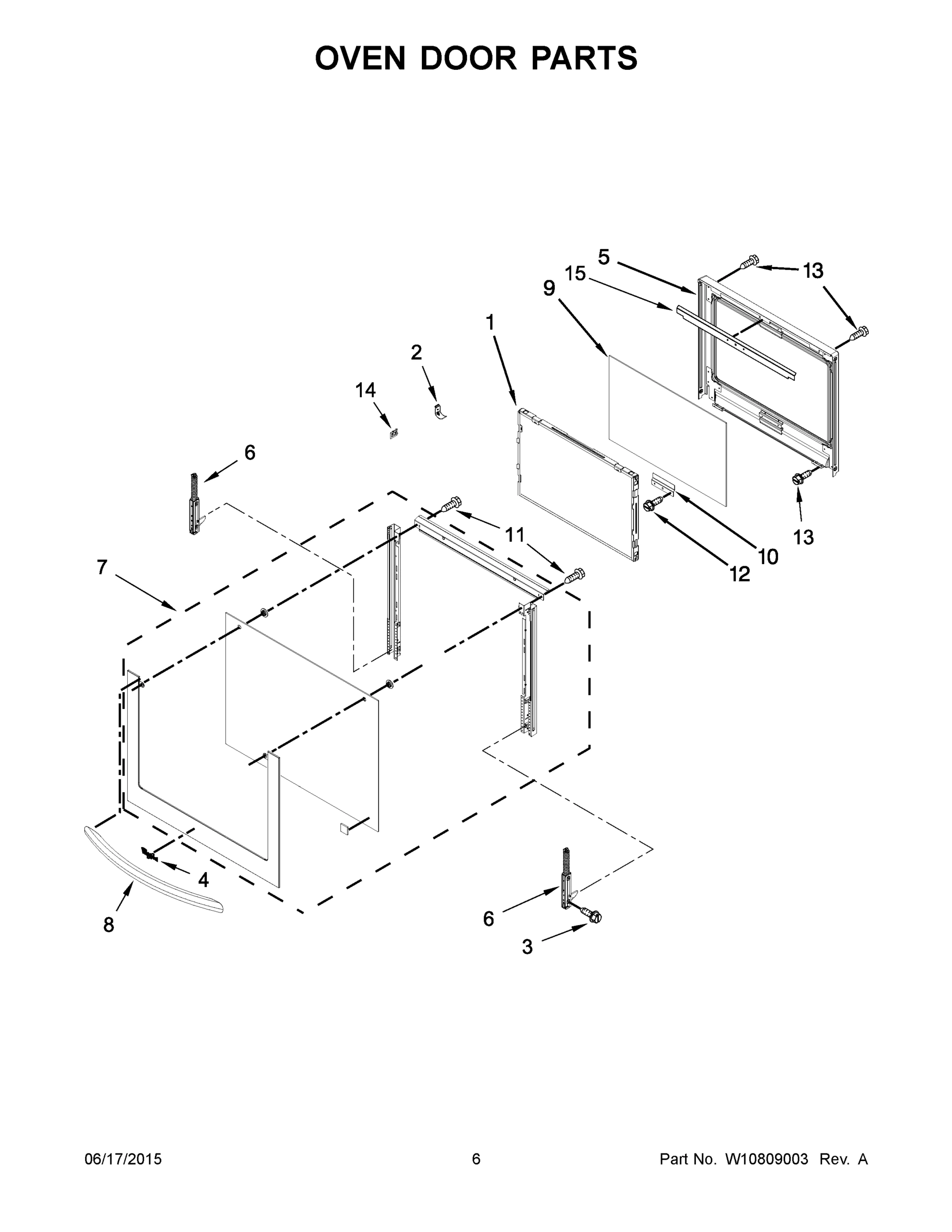 04 - OVEN DOOR PARTS
