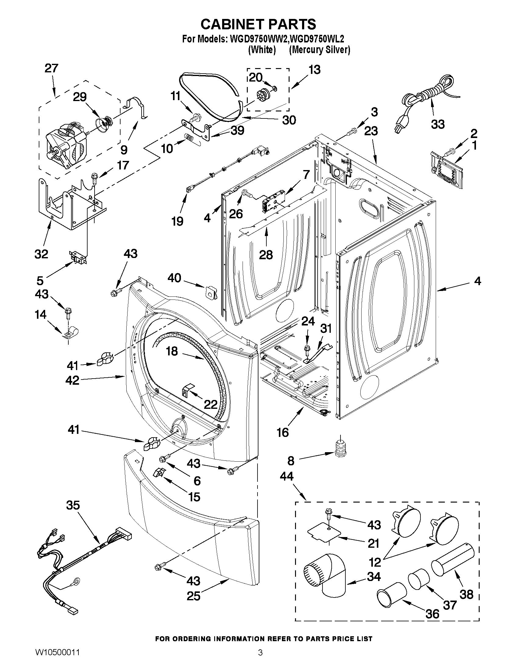 02 - CABINET PARTS