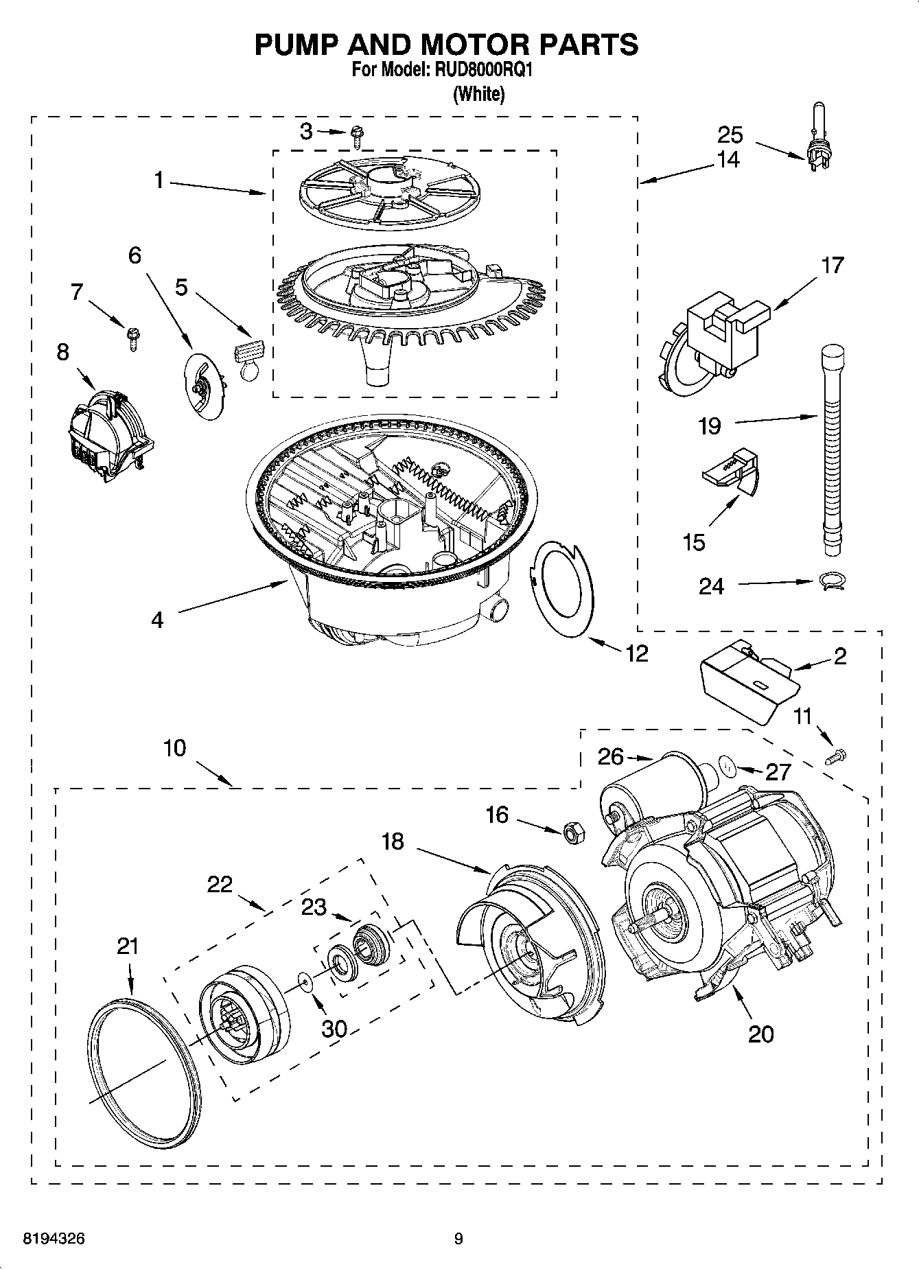 08 - PUMP AND MOTOR PARTS