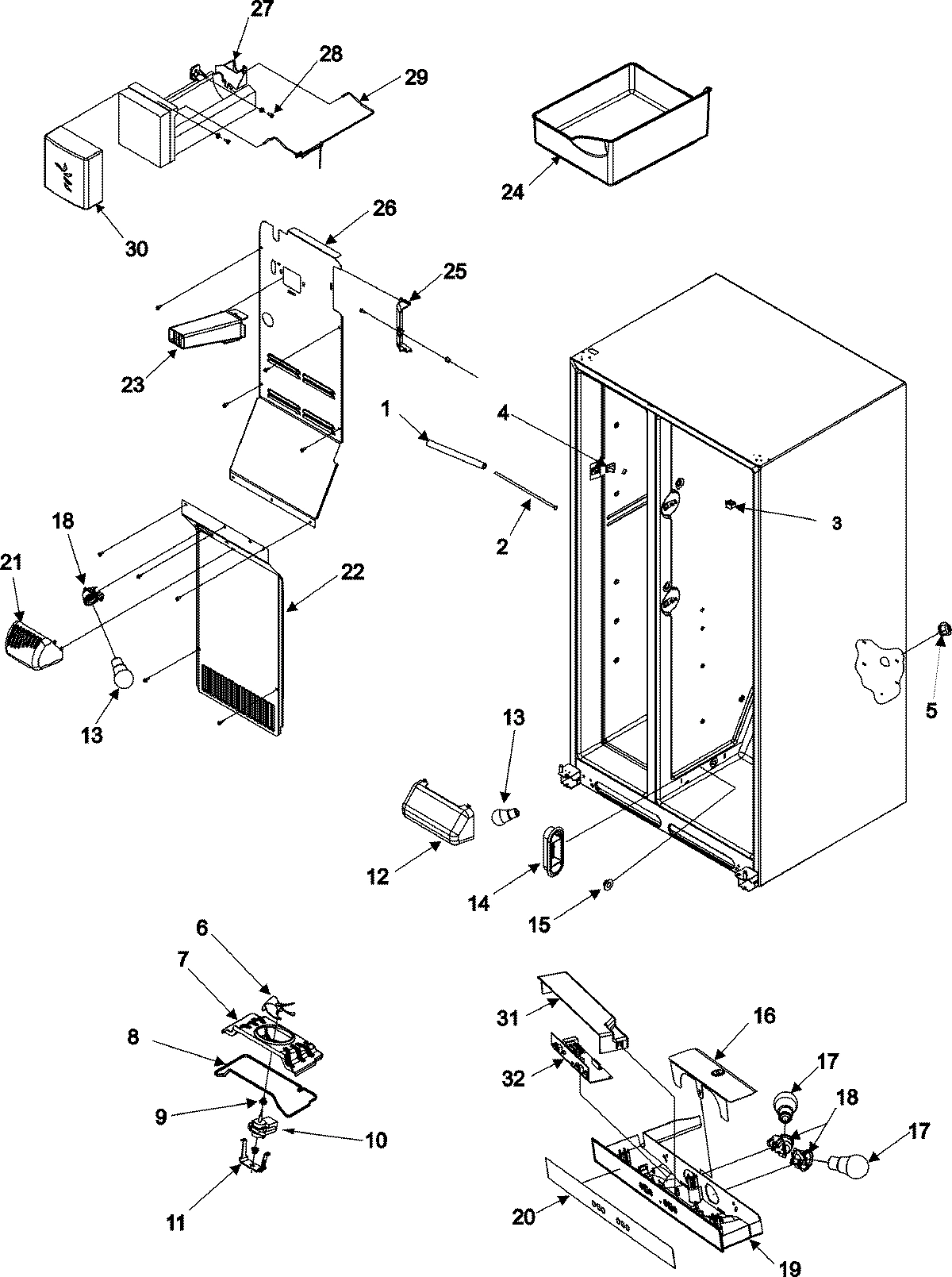 07 - EVAP FAN ASSY AND CONTROL
