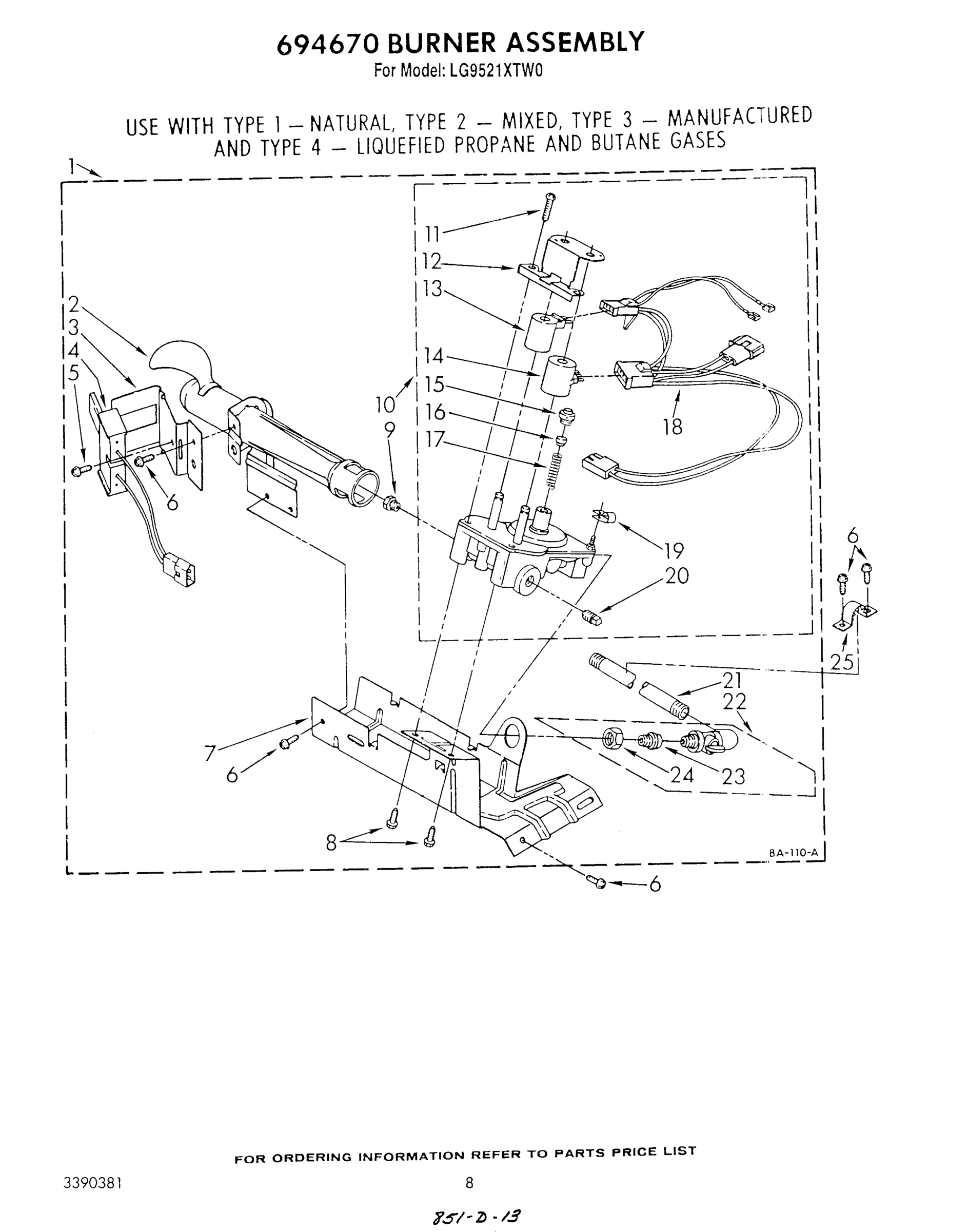 05 - 694670 BURNER
