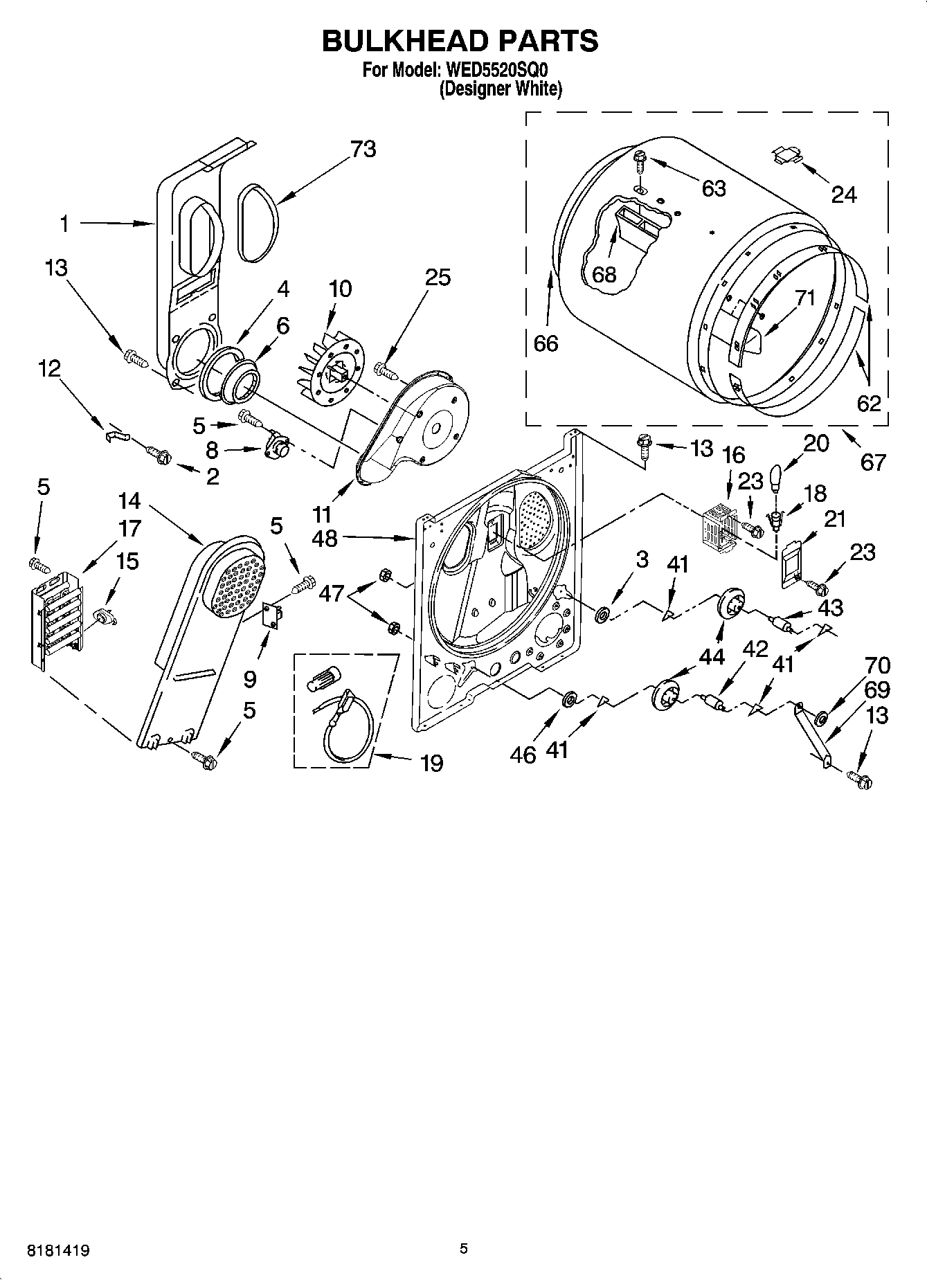 03 - BULKHEAD PARTS, OPTIONAL PARTS (NOT INCLUDED)