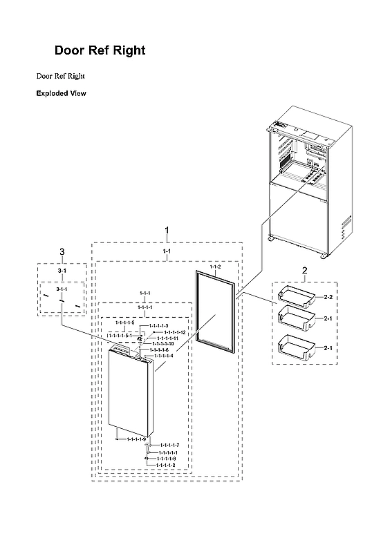 Right Refrigerator Door