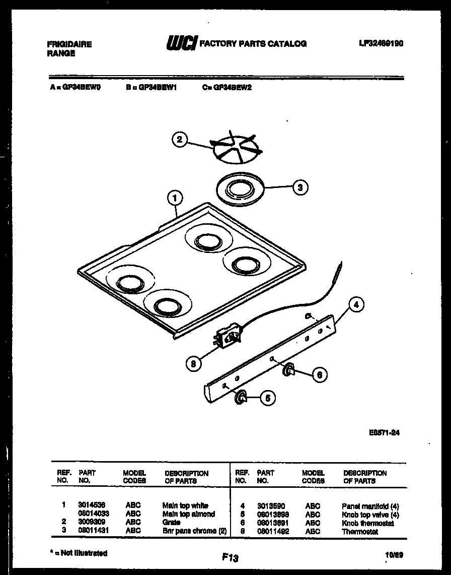 05 - COOKTOP PARTS