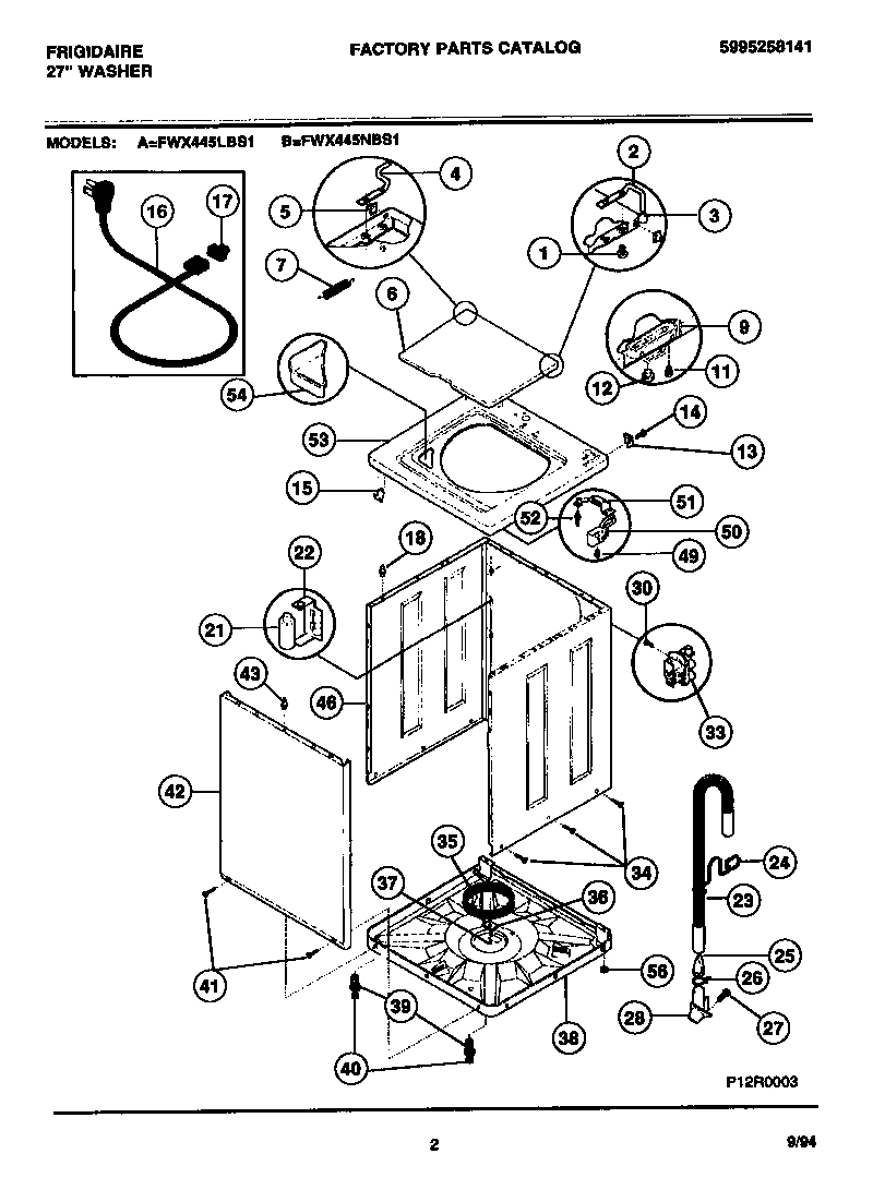 02 - CABINET, TOP PANEL, BASE