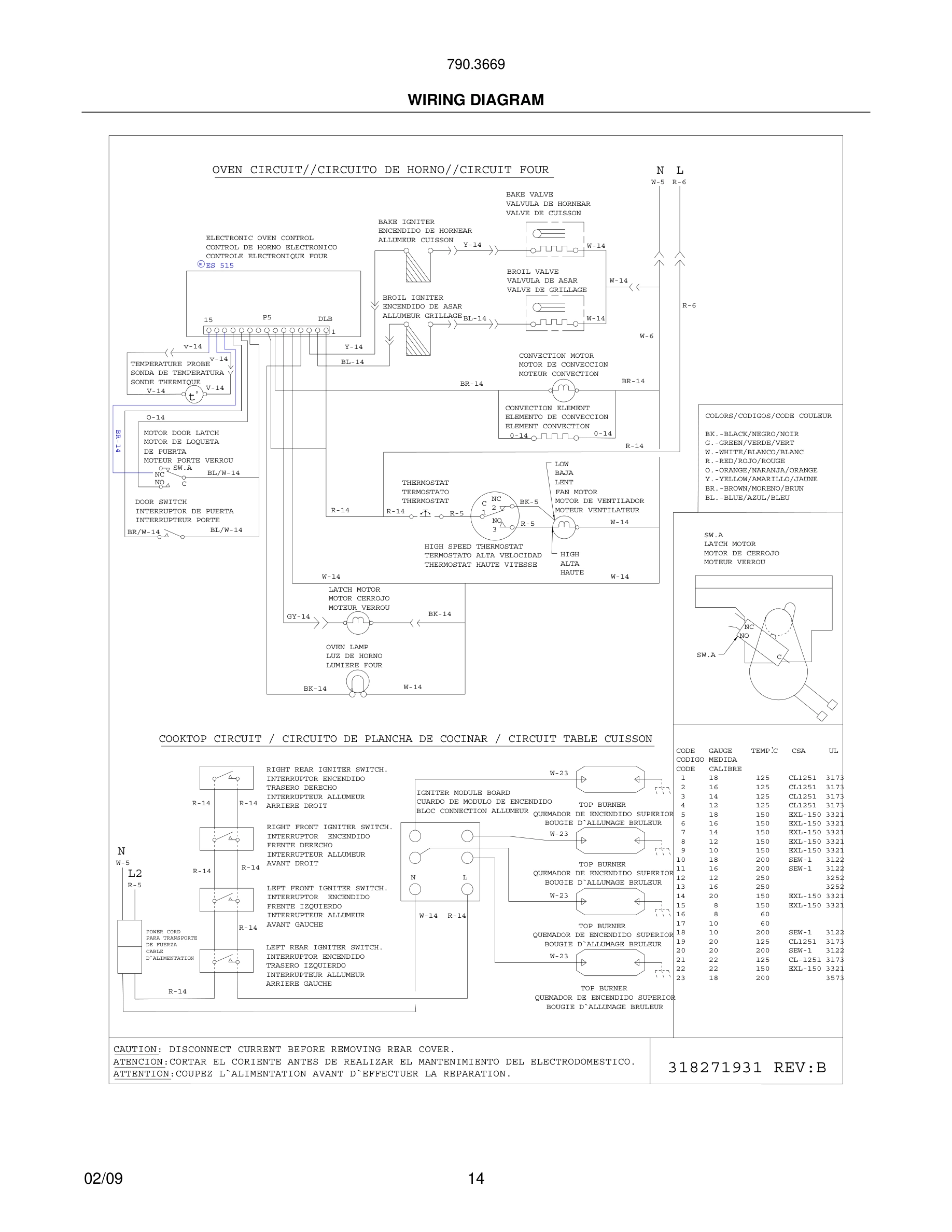 14 - WIRING DIAGRAM