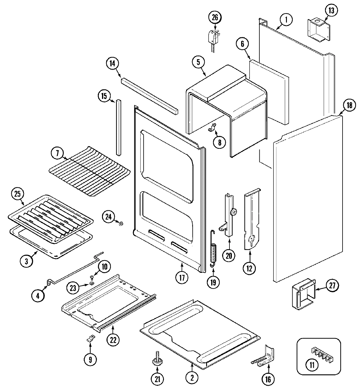 01 - BODY/OVEN
