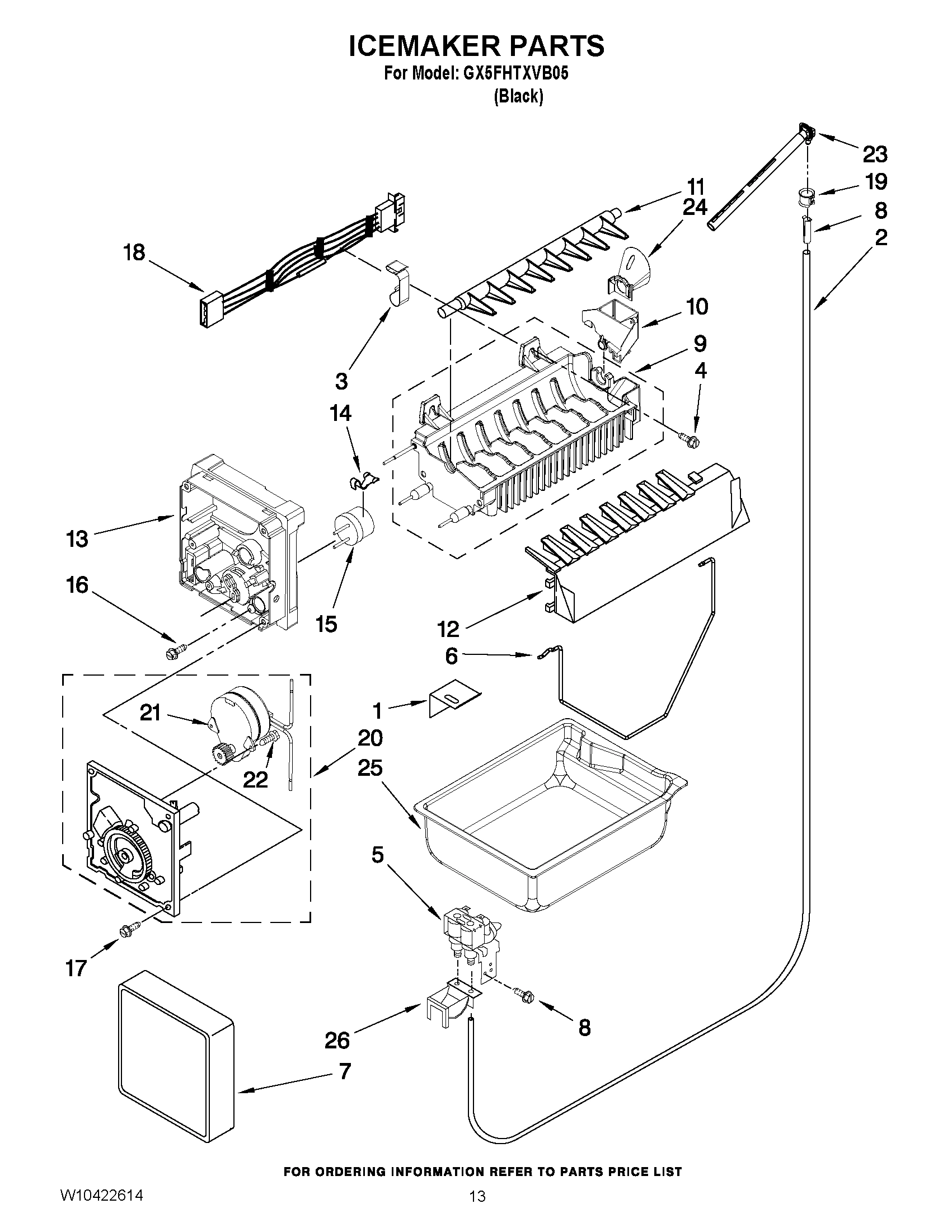 08 - ICEMAKER PARTS