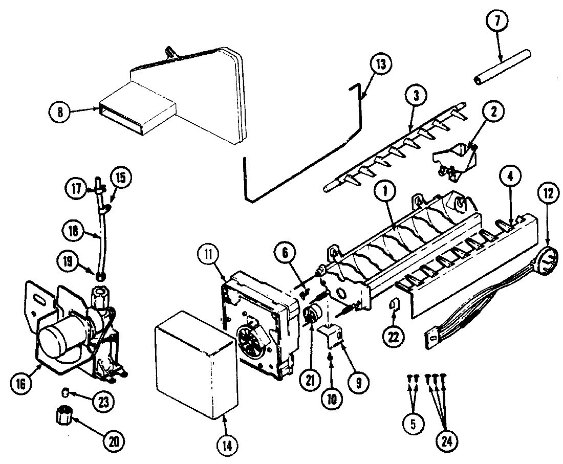 04 - OPTIONAL ICE MAKER KIT (RAE3100AAX)