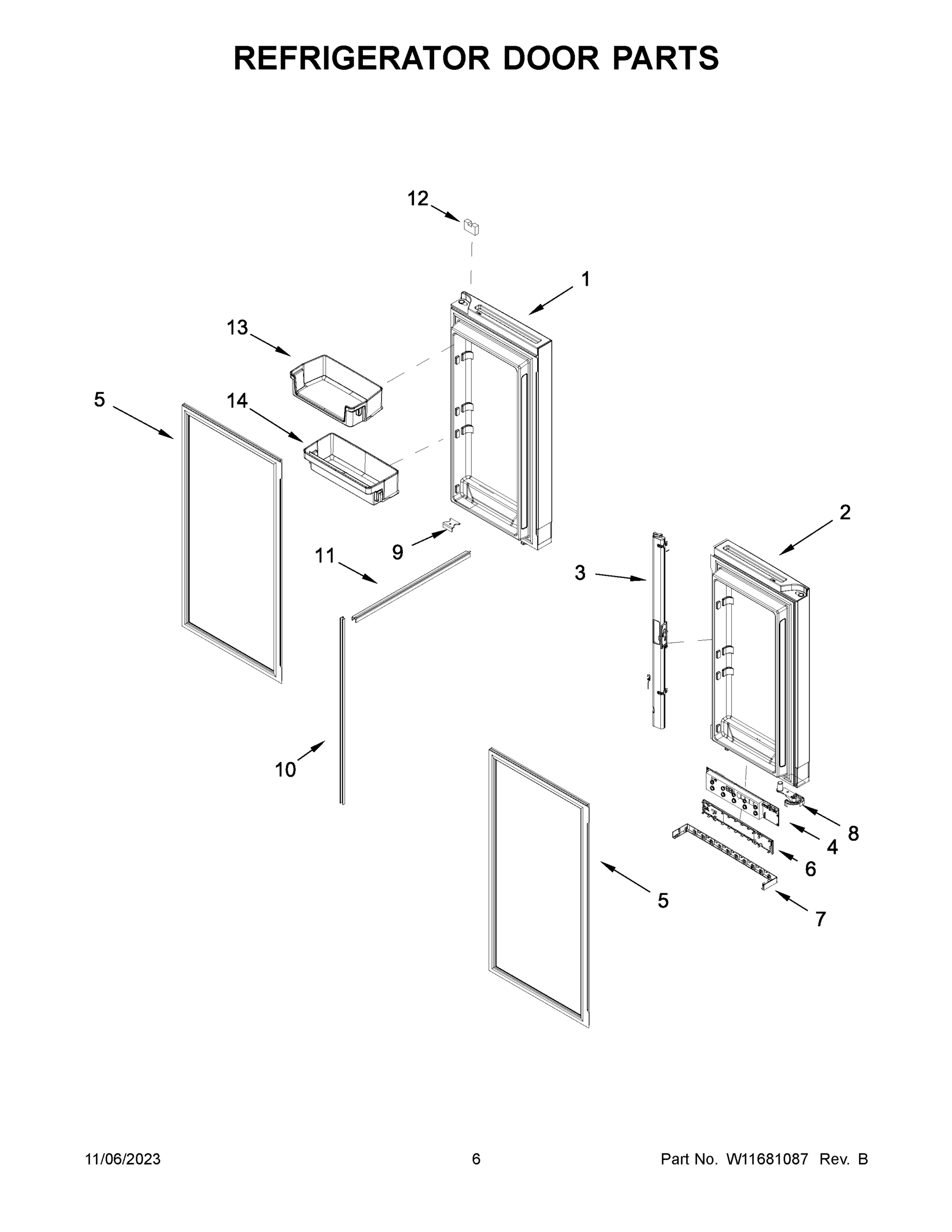 04 - REFRIGERATOR DOOR PARTS