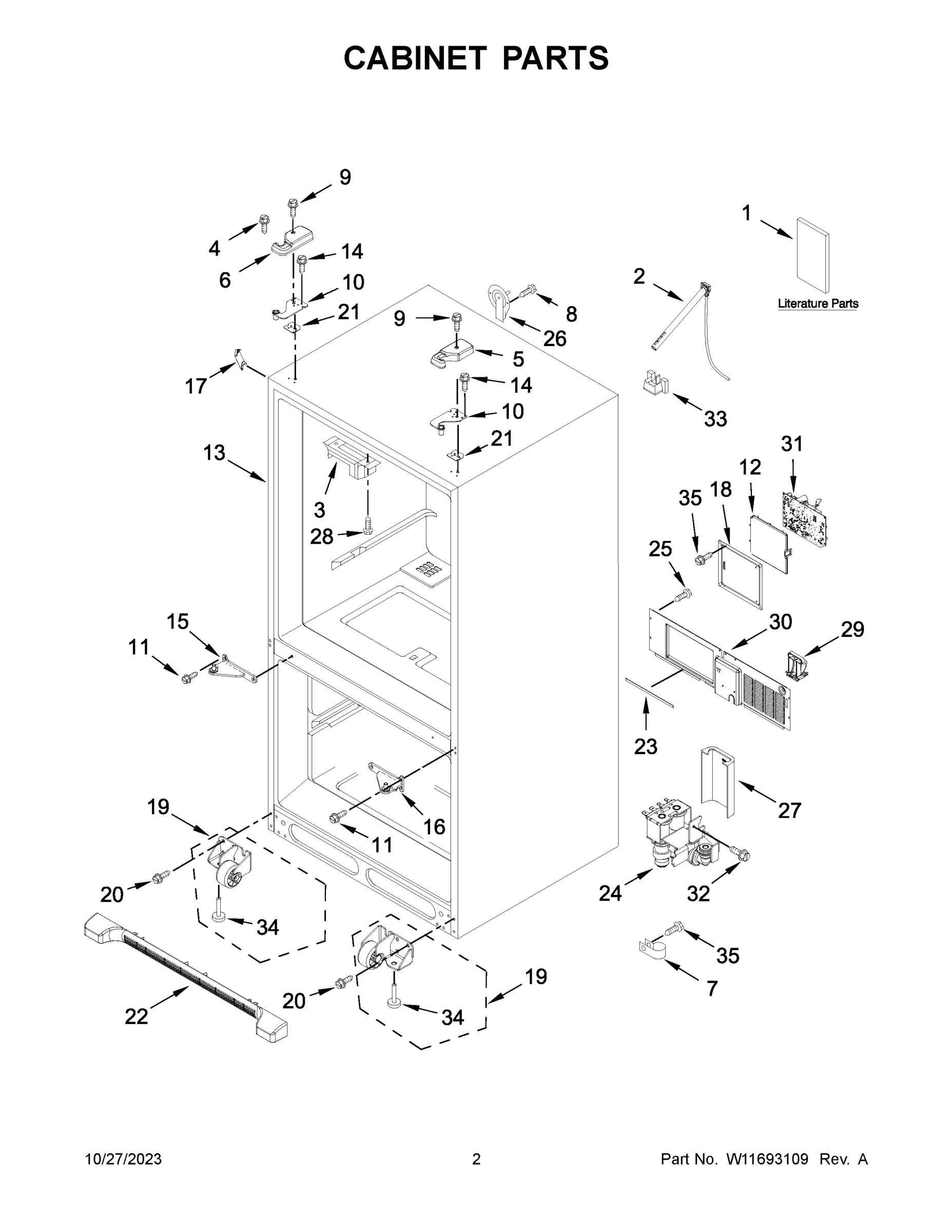 02 - CABINET PARTS