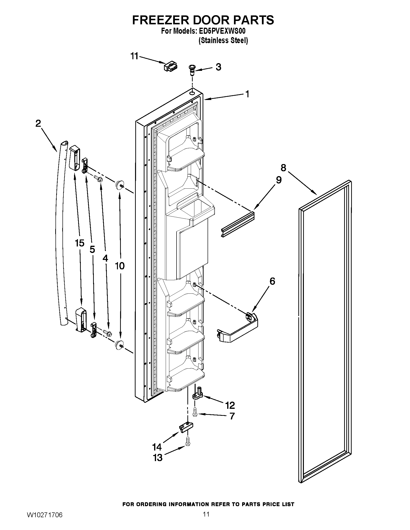 07 - FREEZER DOOR PARTS