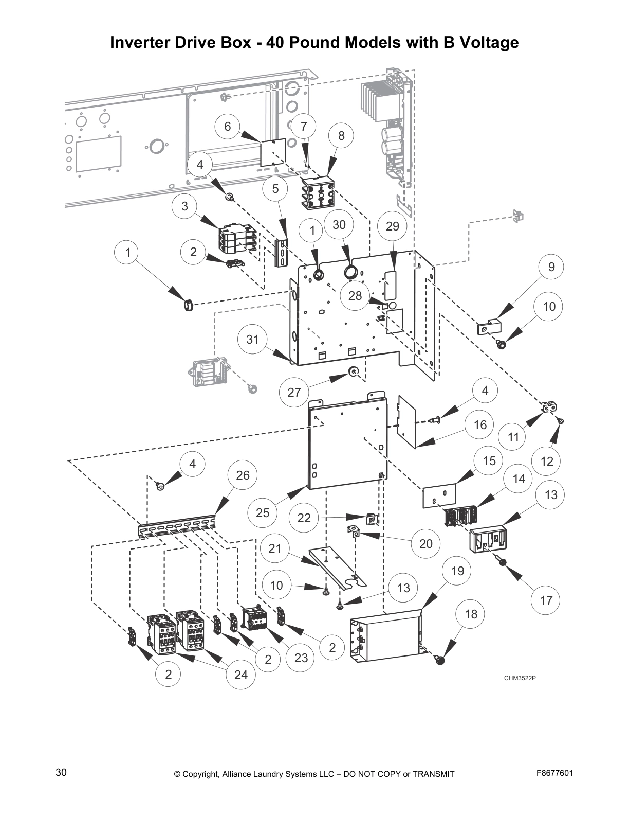 Inverter Drive Box - 40 Pound Models with B Voltage