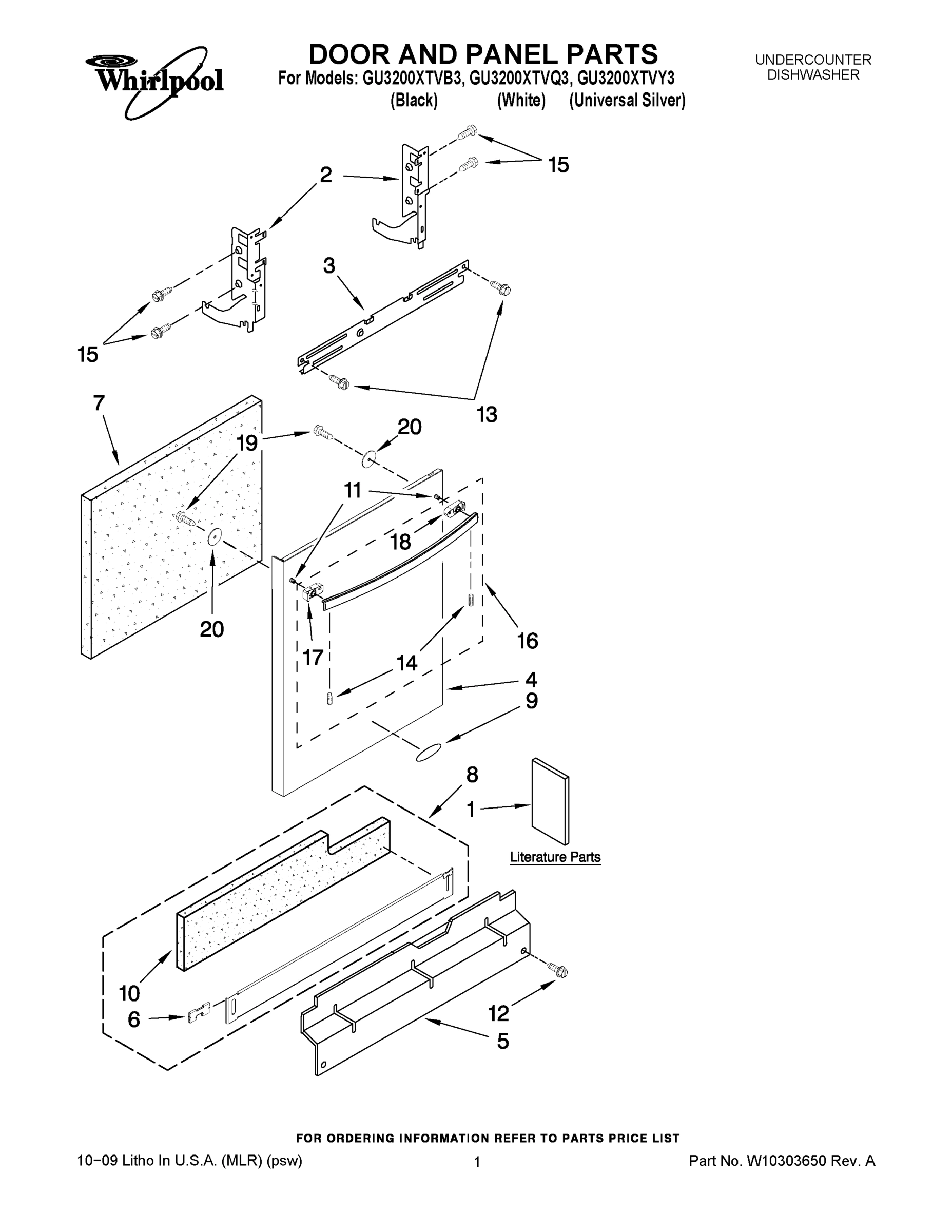 01 - DOOR AND PANEL PARTS