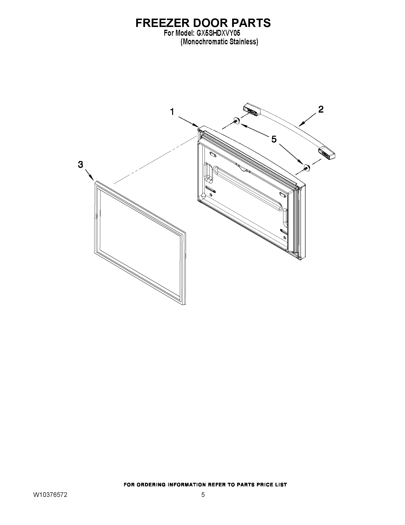 03 - FREEZER DOOR PARTS
