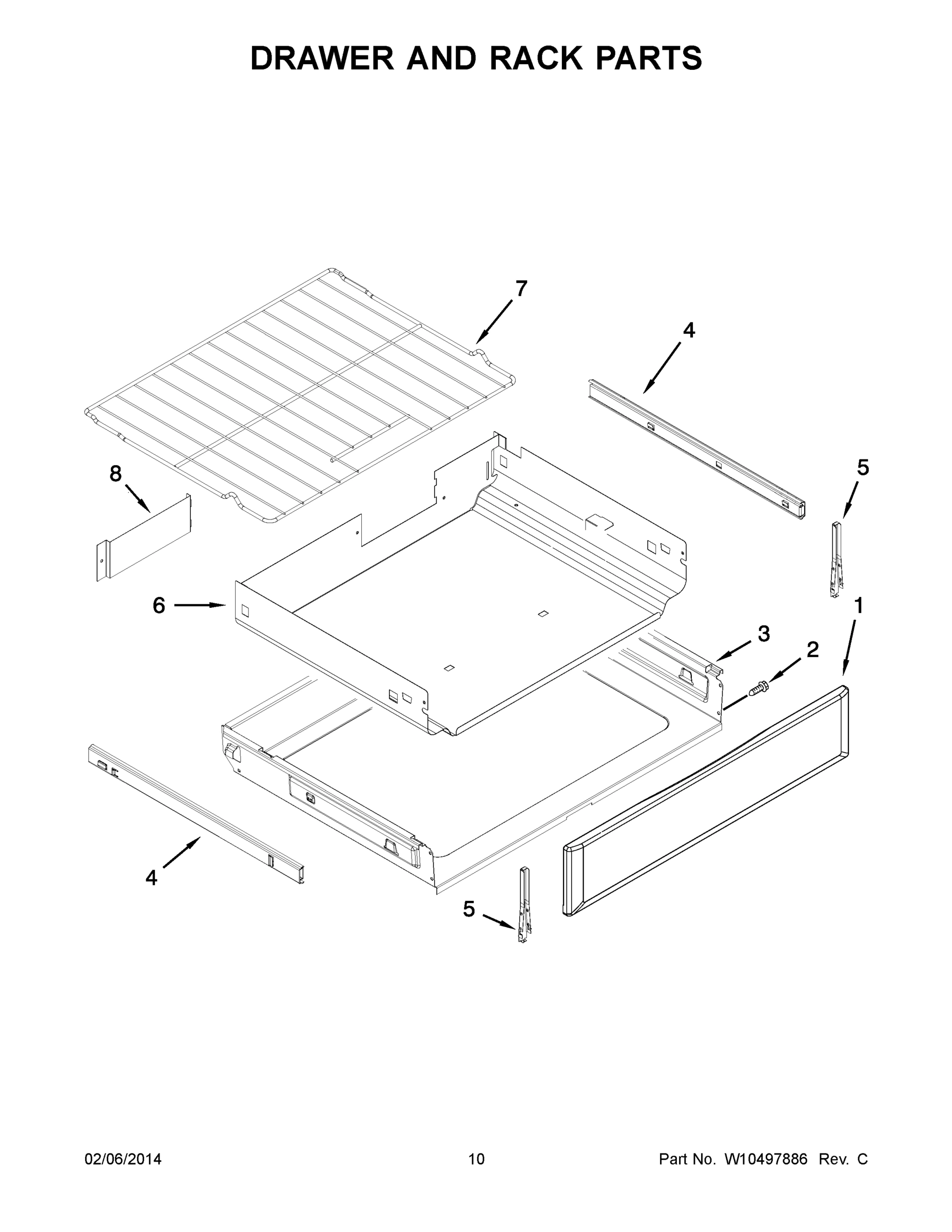 06 - DRAWER AND RACK PARTS