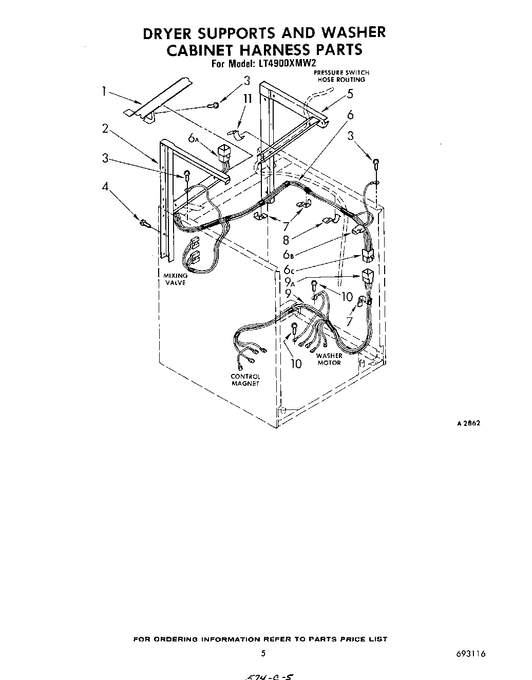 04 - DRYER SUPPORTS AND WASHER CABINET H