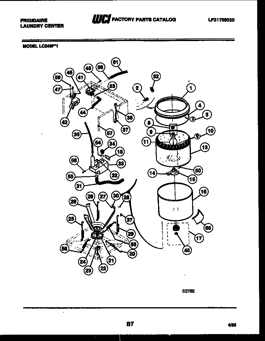 06 - TUBS, WATER VALVE AND LID SWITCH