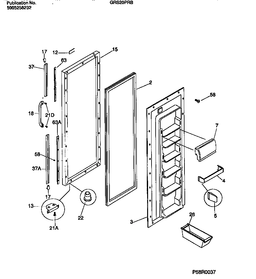 03 - REFRIGERATOR DOOR SECTION