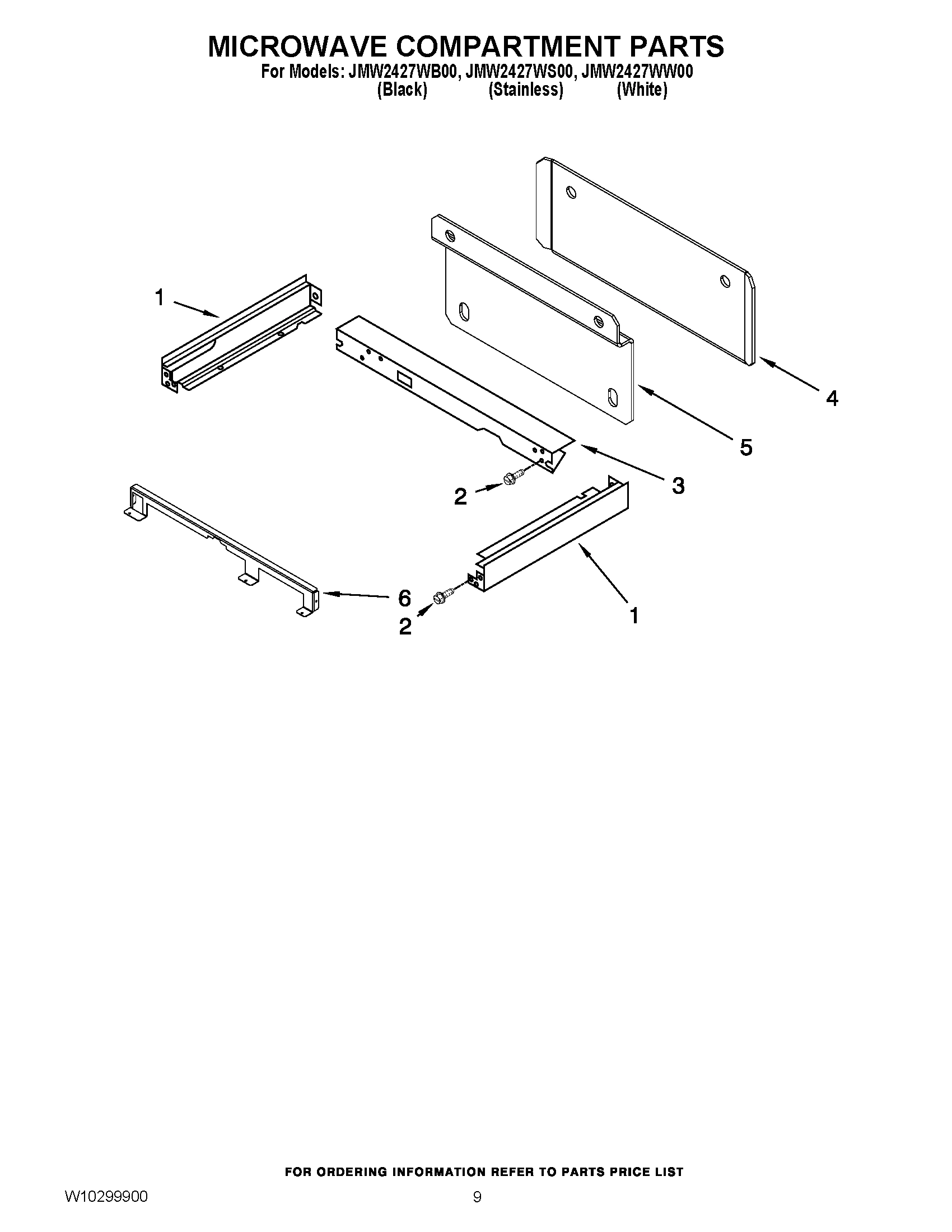 06 - MICROWAVE COMPARTMENT PARTS