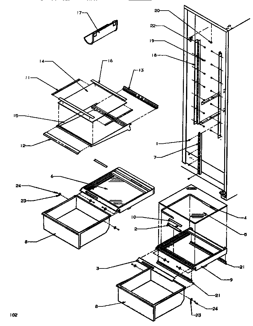 15 - SHELVING & DRAWERS (REF)