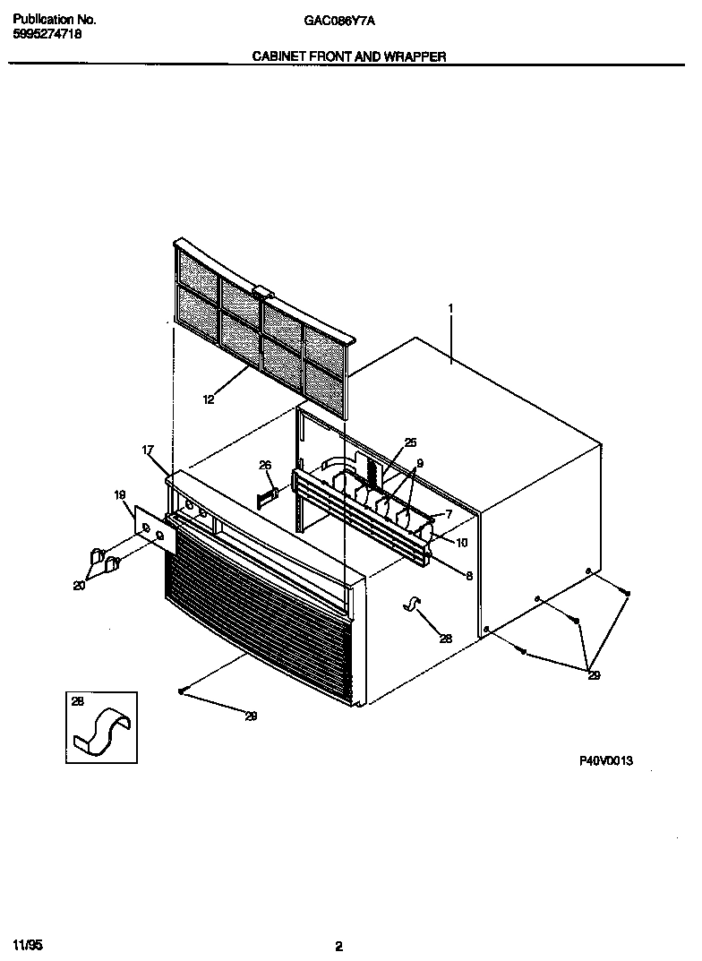 02 - CABINET FRONT AND WRAPPER