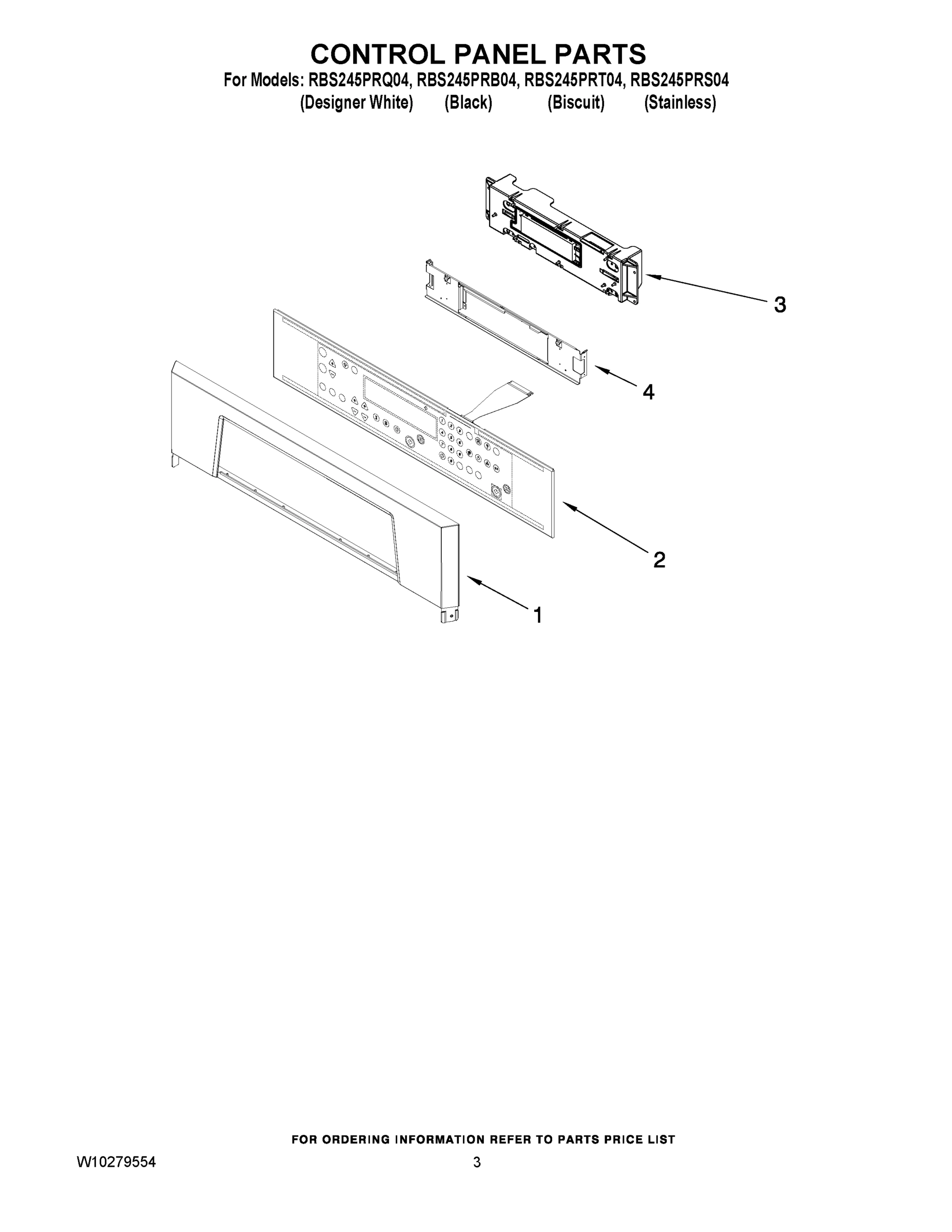 02 - CONTROL PANEL PARTS