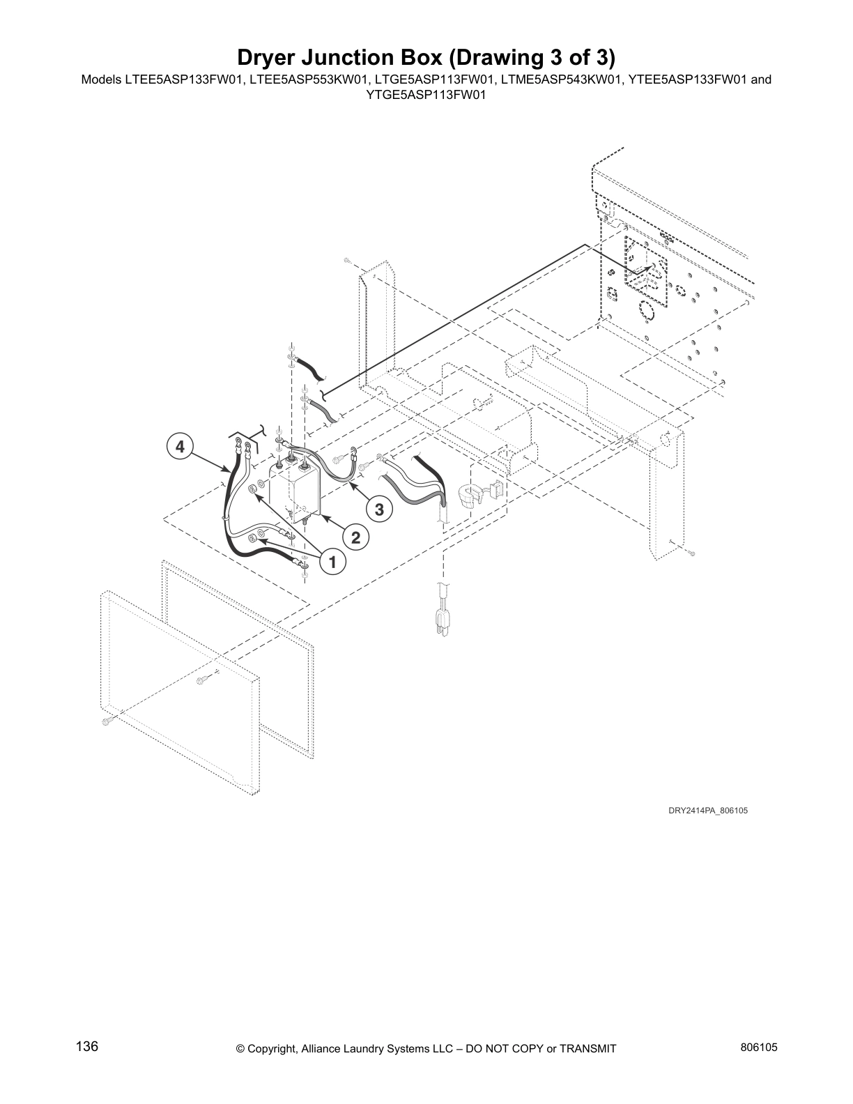 Dryer Junction Box (Drawing 3 of 3)