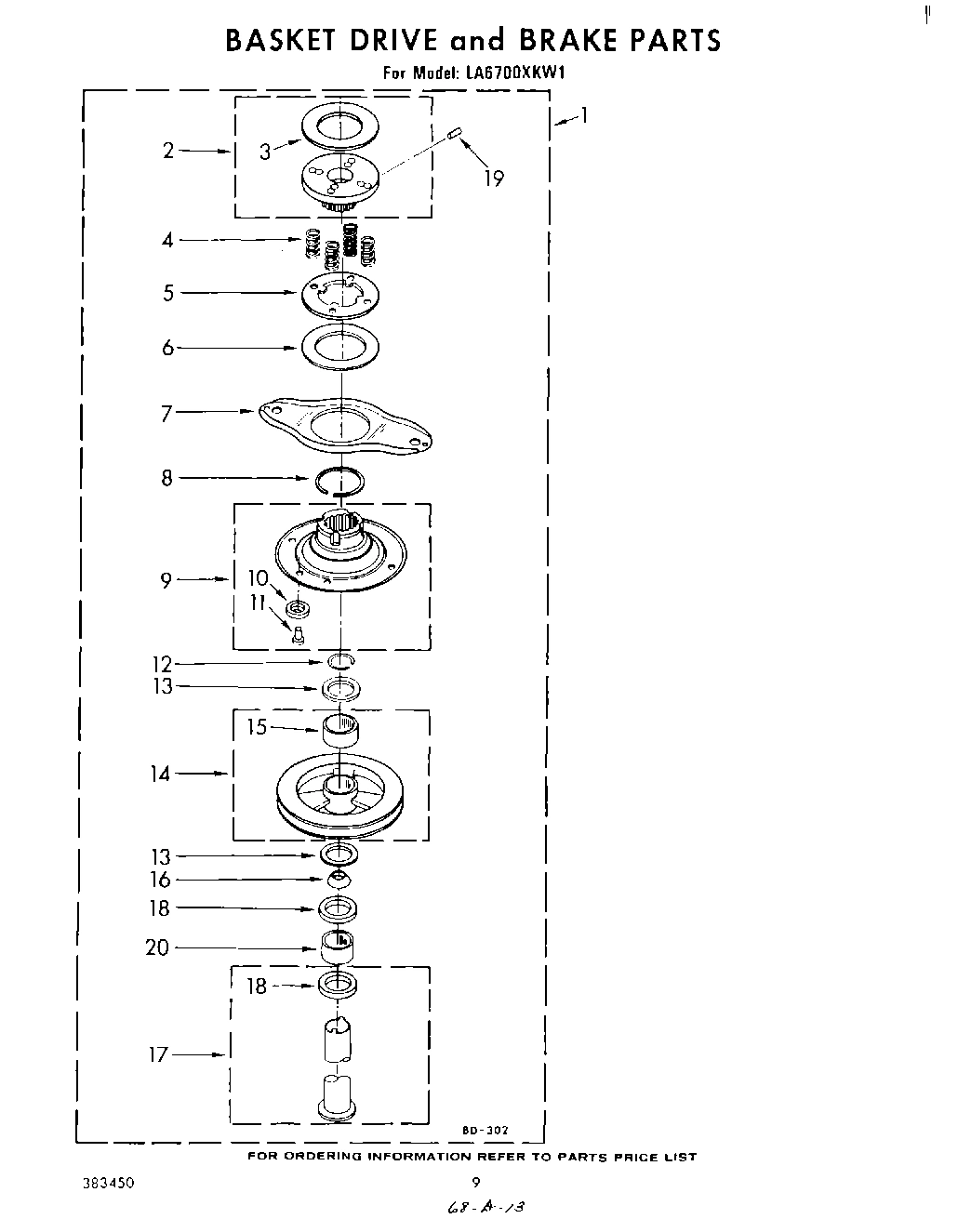 08 - BASKET DRIVE AND BRAKE