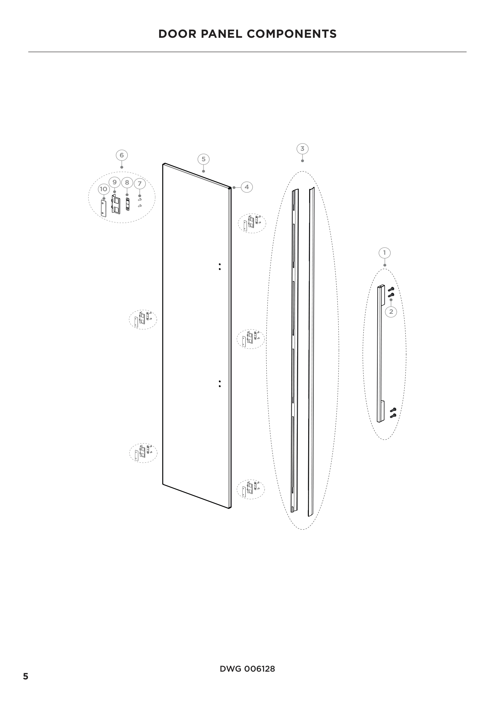 DOOR PANEL COMPONENTS