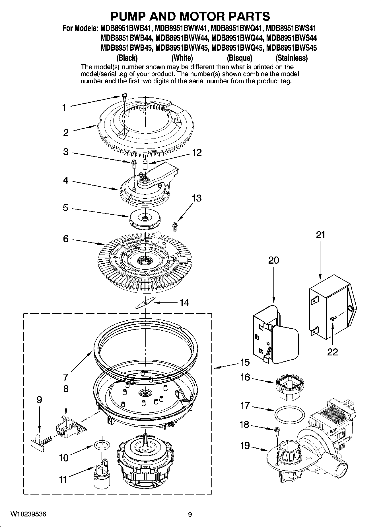 08 - PUMP AND MOTOR PARTS
