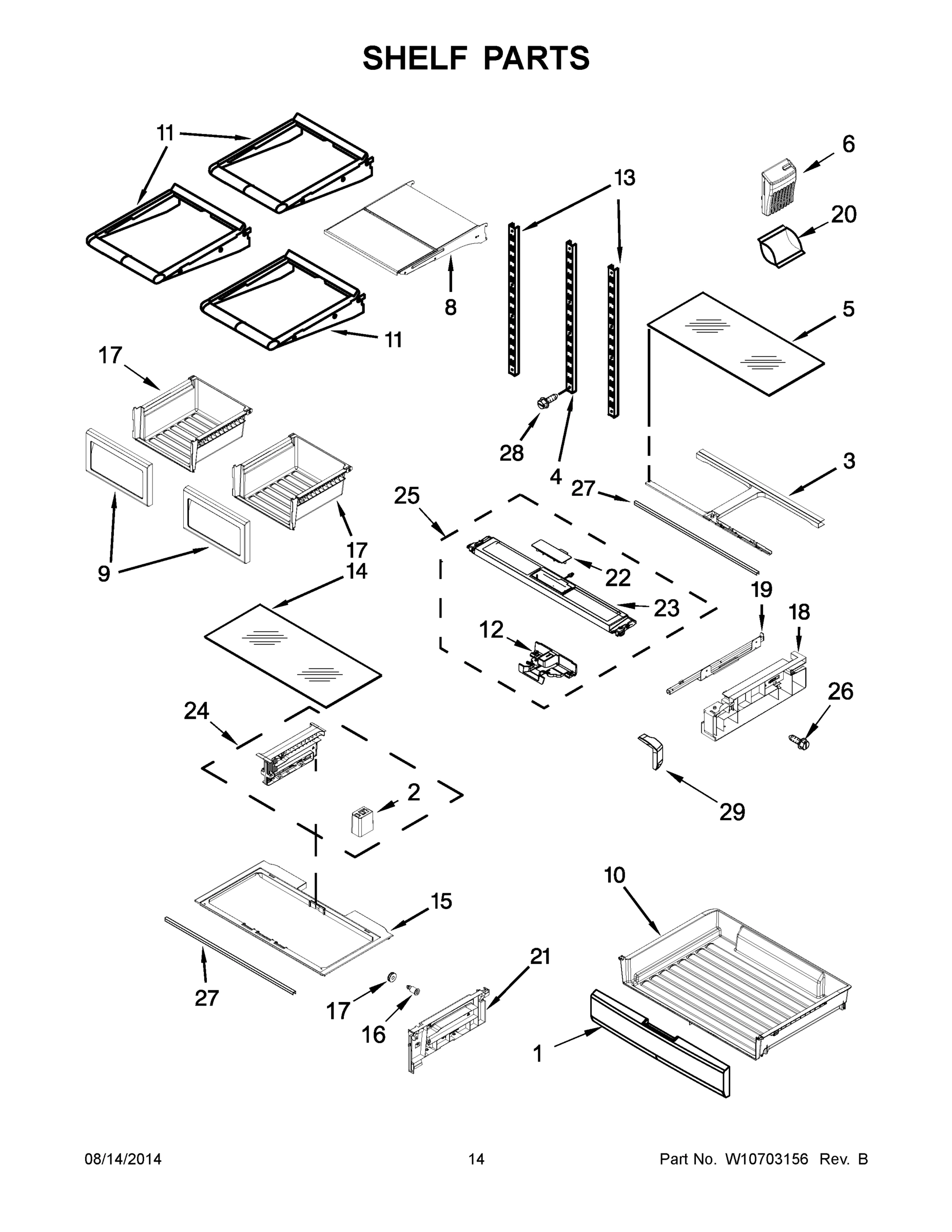 08 - SHELF PARTS