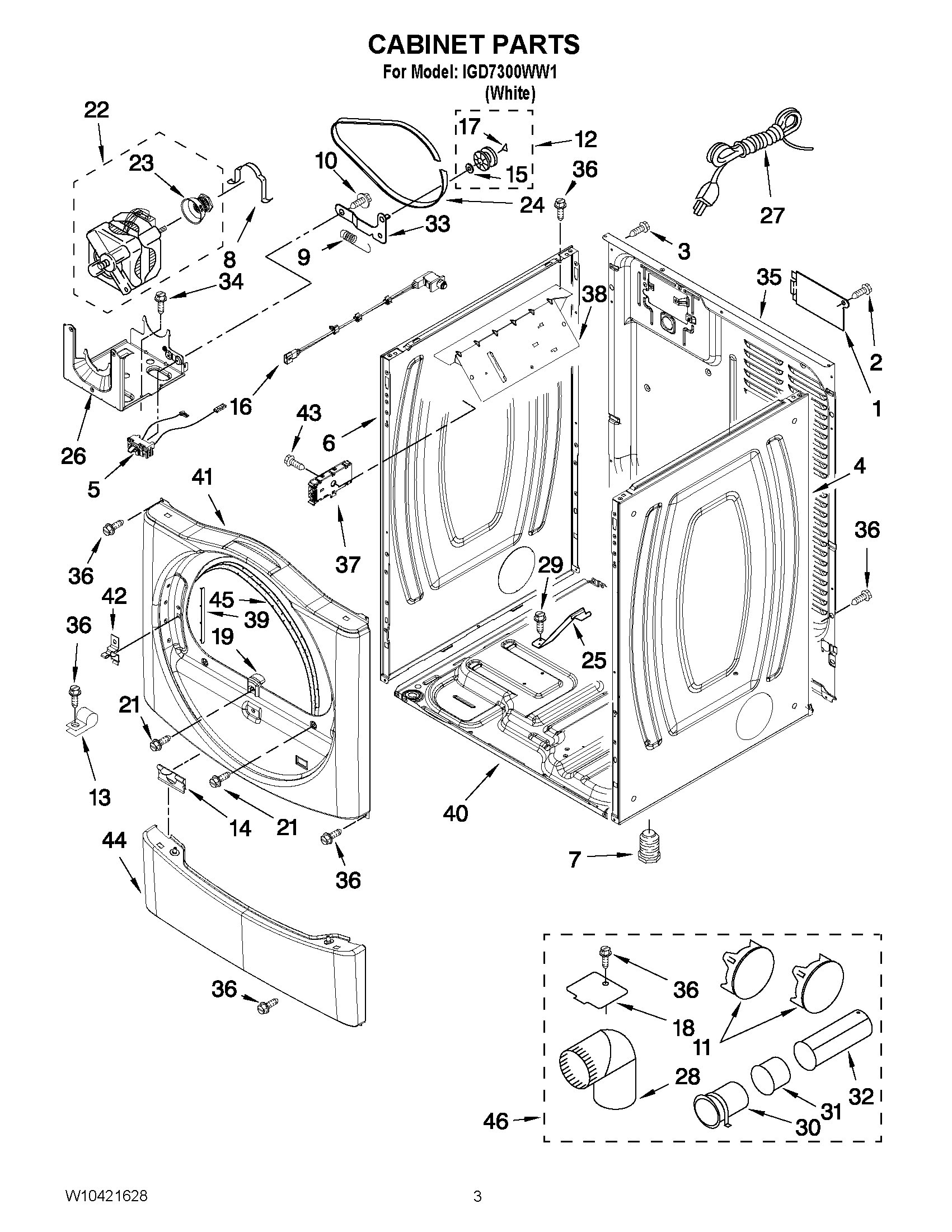 02 - CABINET PARTS