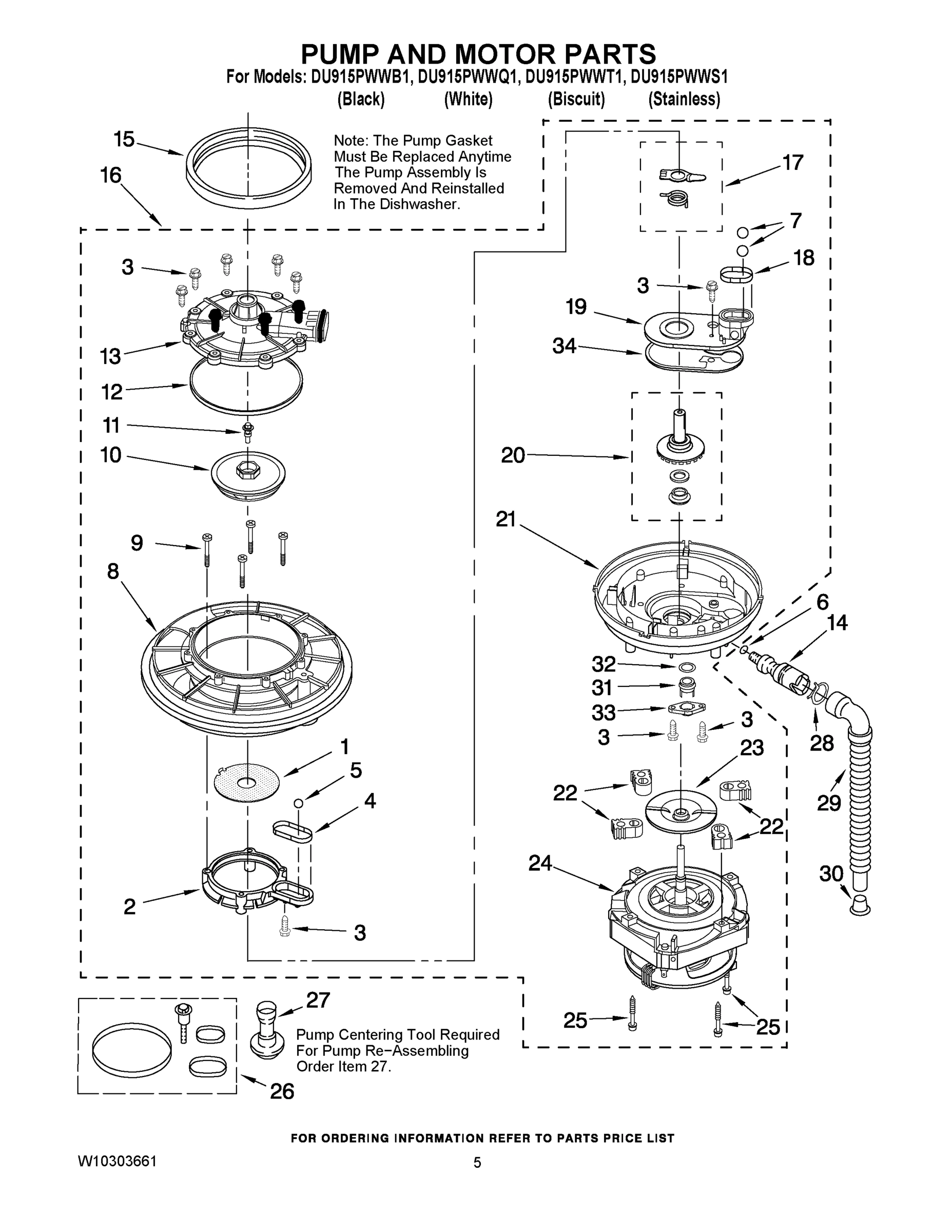 04 - PUMP AND MOTOR PARTS
