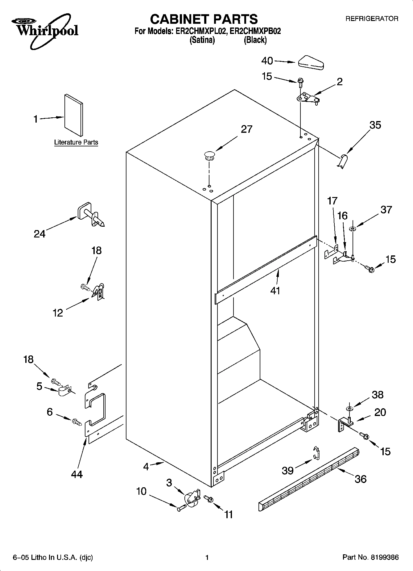 01 - CABINET PARTS