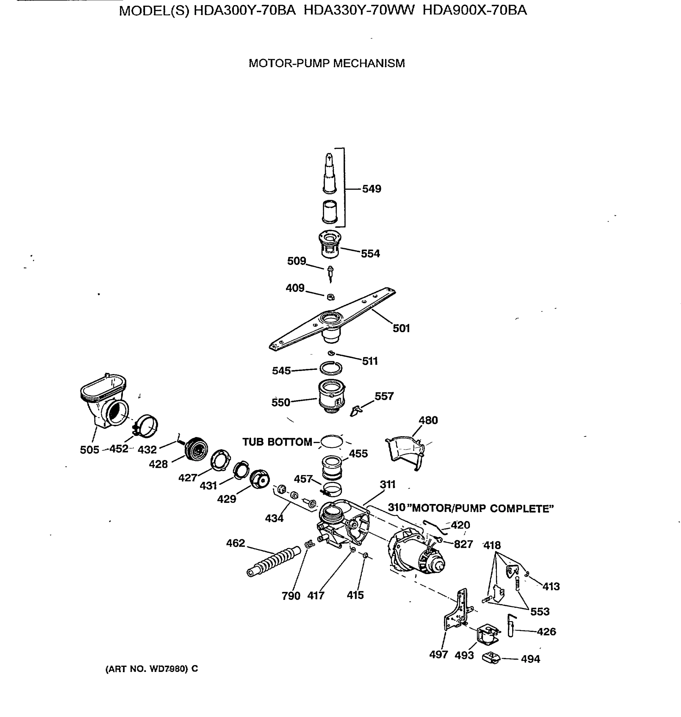 MOTOR-PUMP MECHANISM