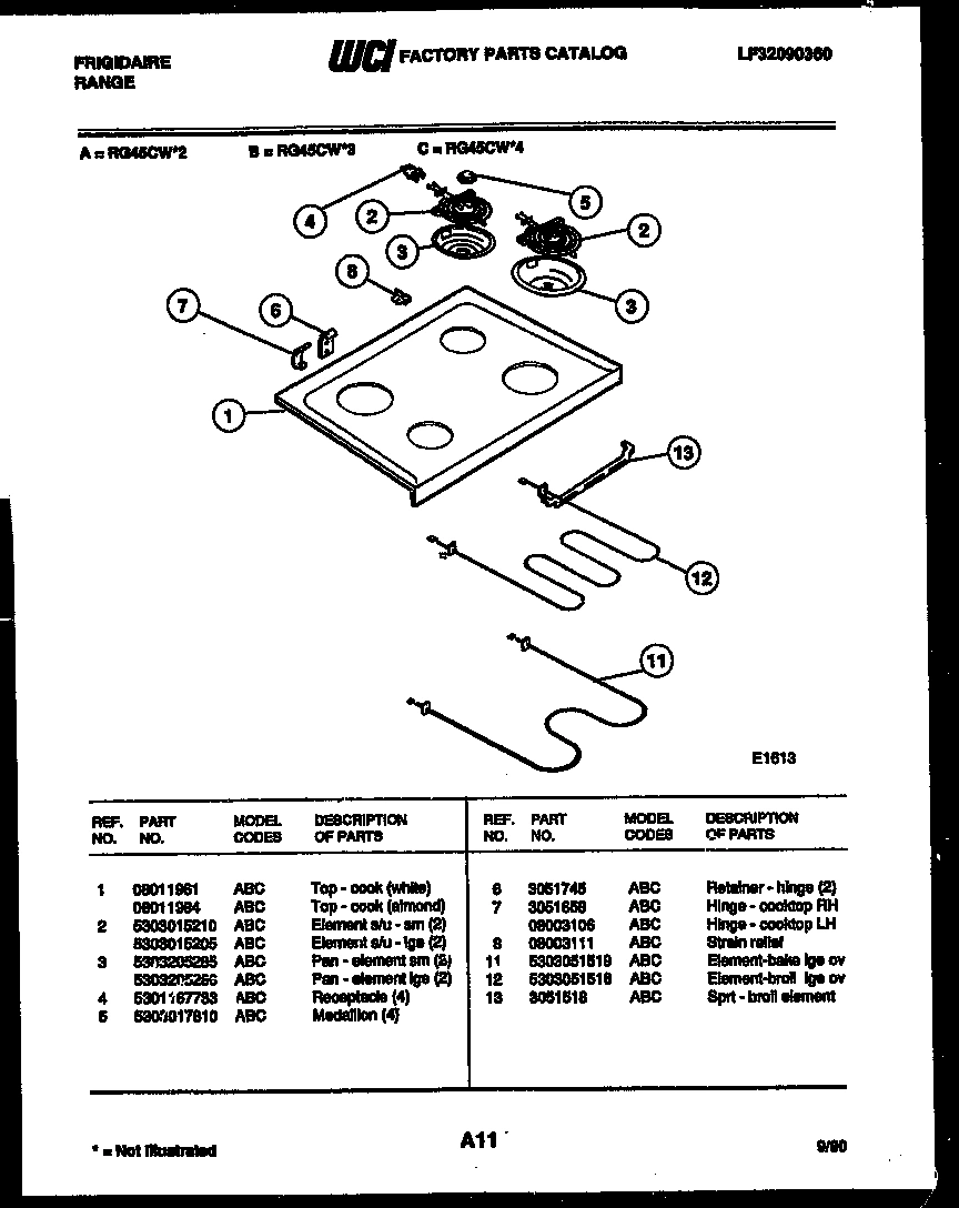 05 - COOKTOP AND BROILER PARTS