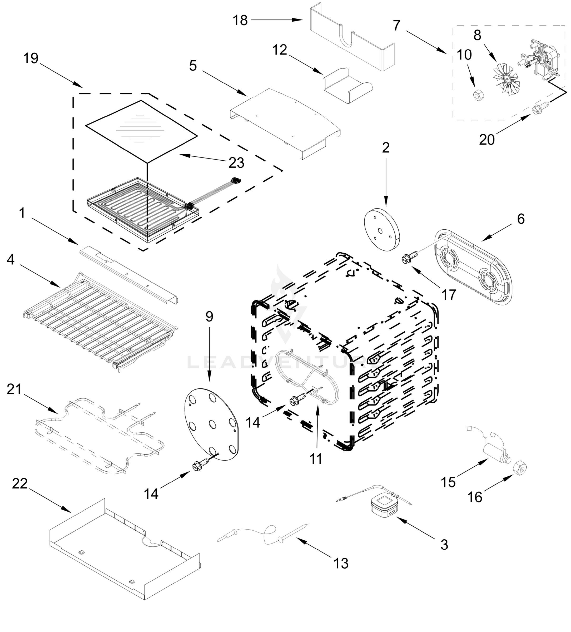 INTERNAL OVEN PARTS (30 In)