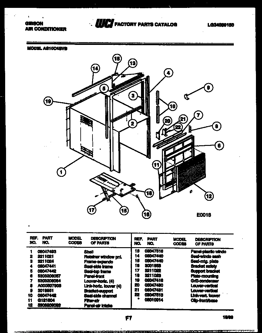 02 - CABINET PARTS