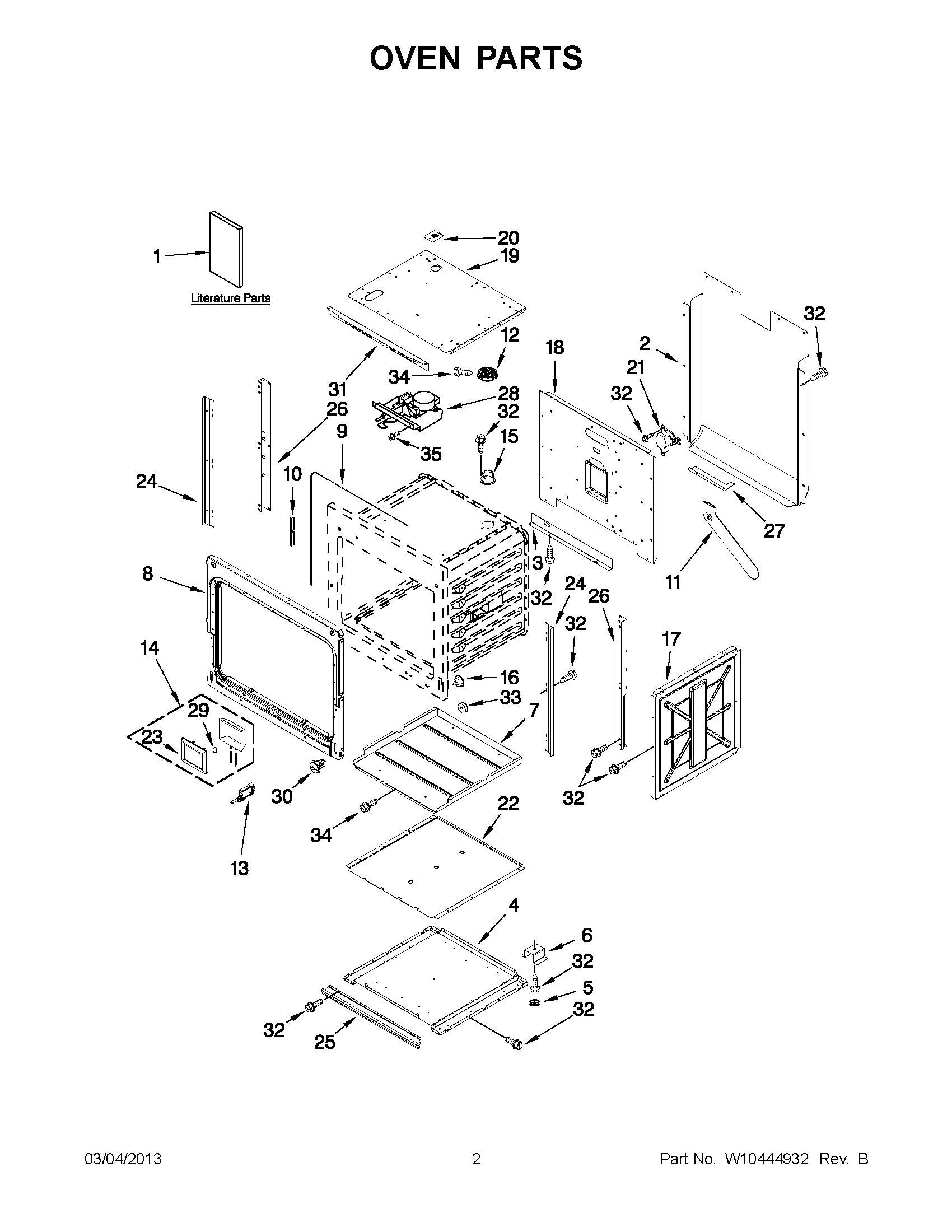 01 - OVEN PARTS