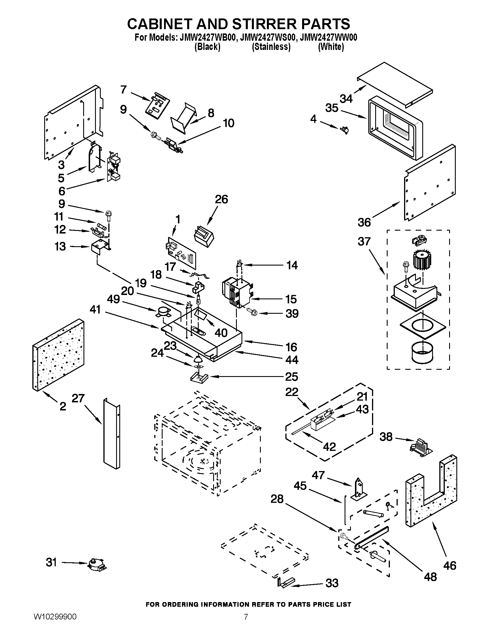 05 - CABINET AND STIRRER PARTS