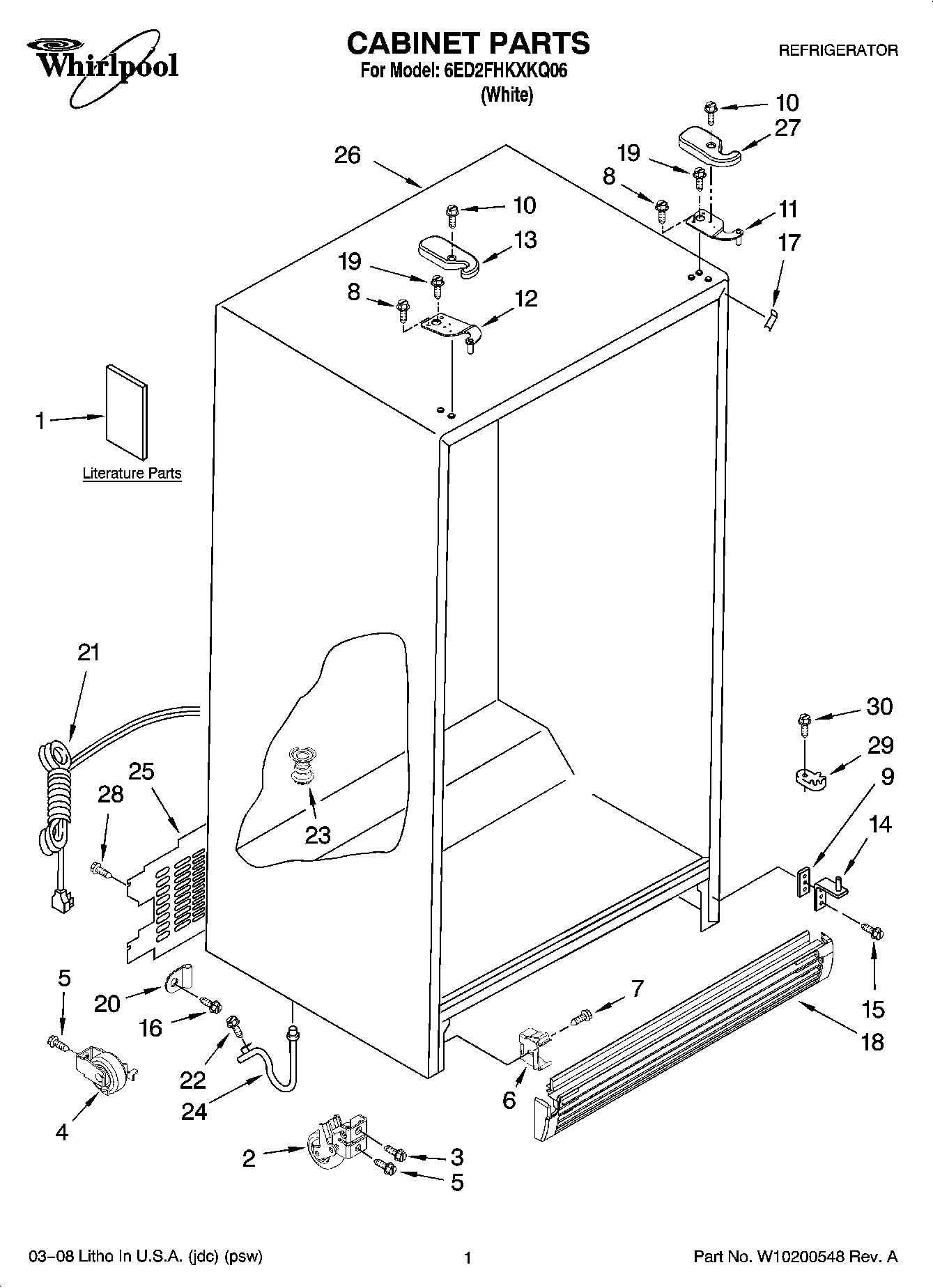 01 - CABINET PARTS
