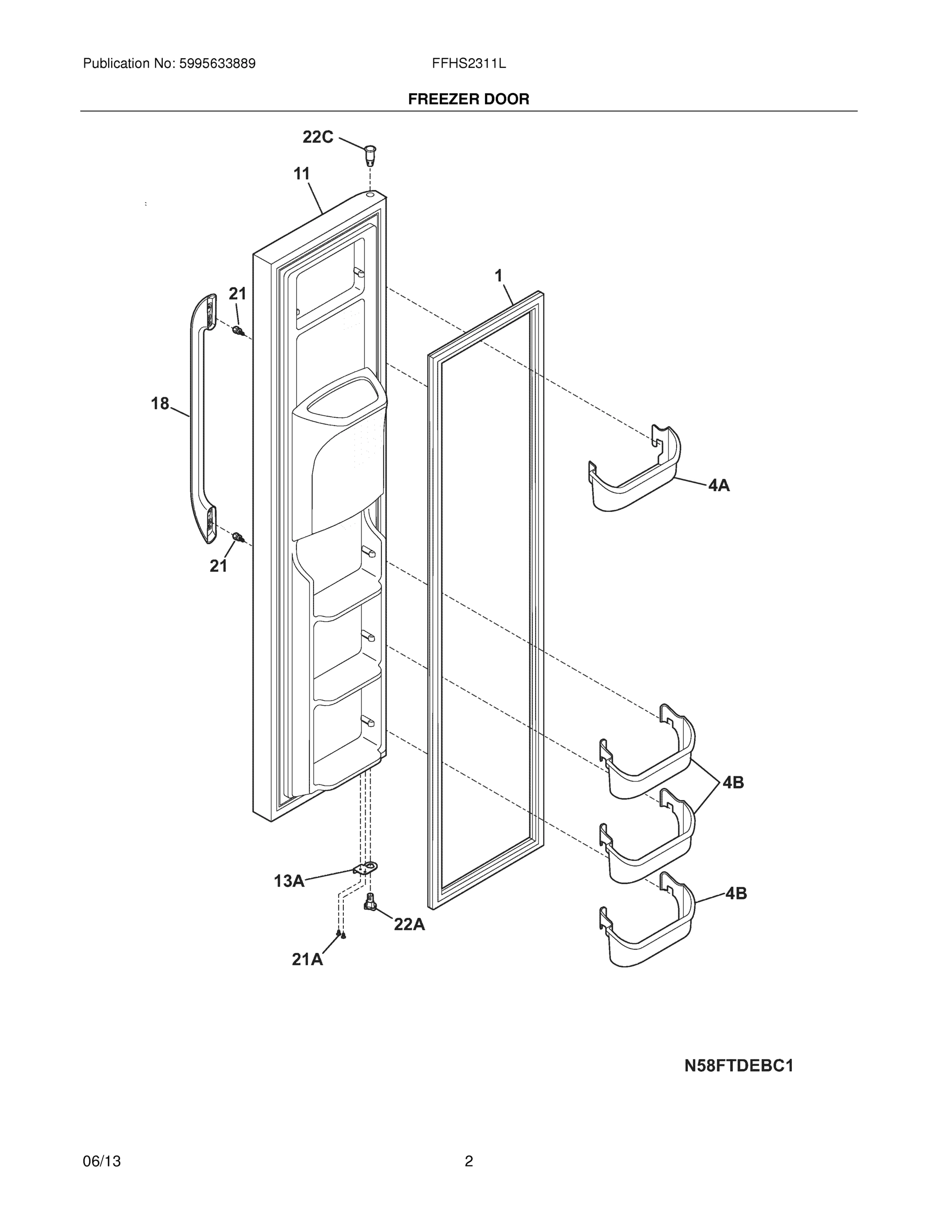 03 - FREEZER DOOR